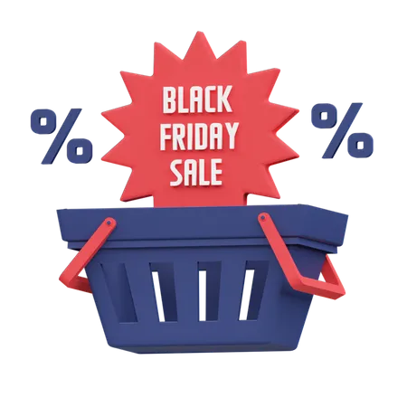 Oferta de viernes negro  3D Icon