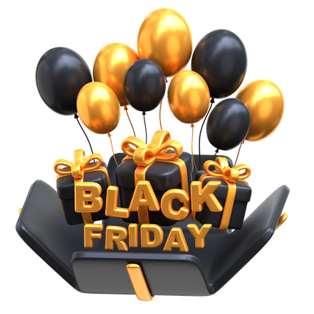 Oferta de viernes negro  3D Icon