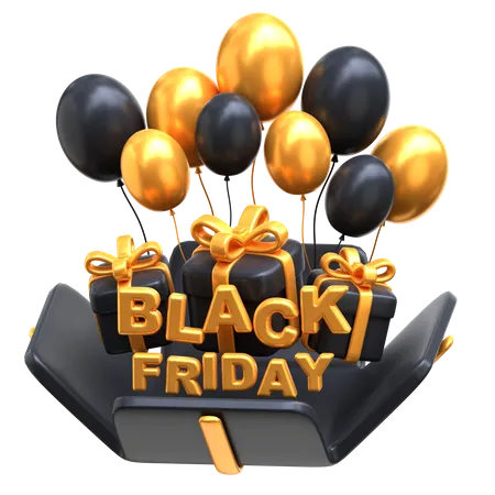 Oferta de viernes negro  3D Icon