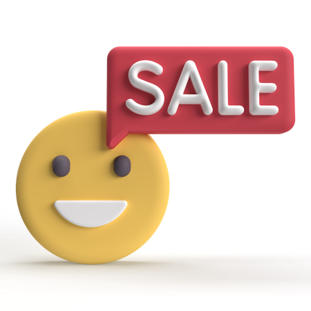 Emoji de venta  3D Icon