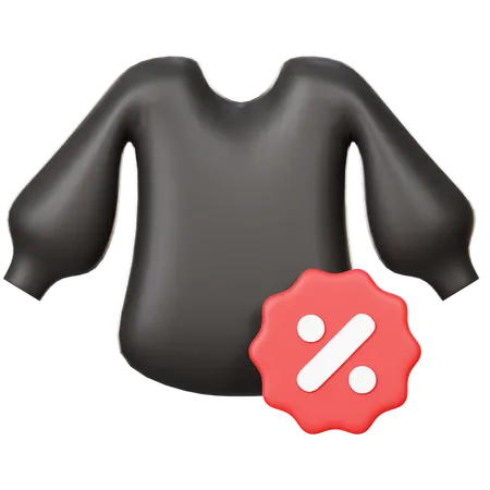 Venta de ropa  3D Icon