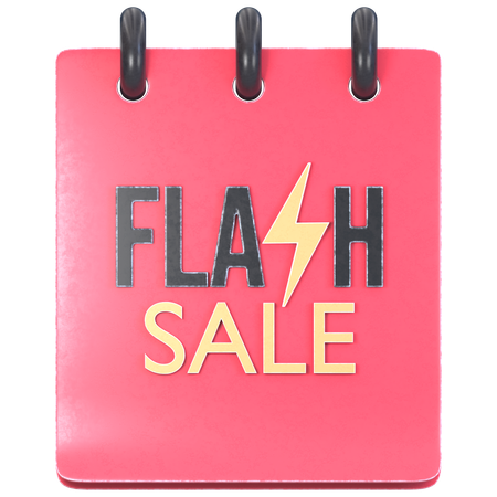 Día de venta flash  3D Icon