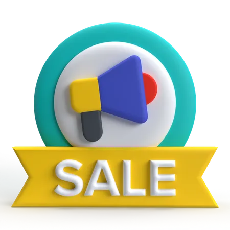 Marketing de venta  3D Icon