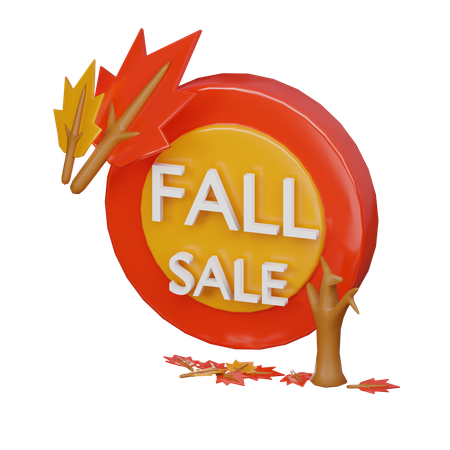 Venta de otoño  3D Icon