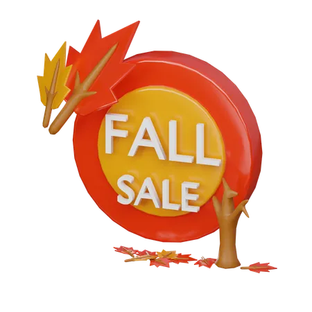 Venta de otoño  3D Icon