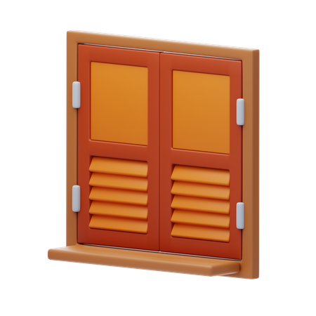 Ventana de la casa  3D Icon