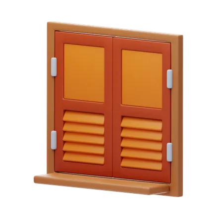 Ventana de la casa  3D Icon