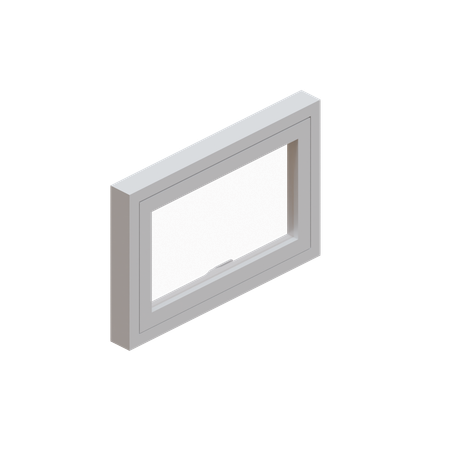 Ventana del baño  3D Icon