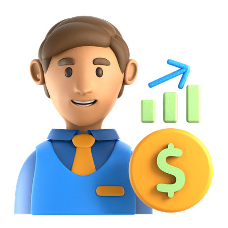 Ventas  3D Icon