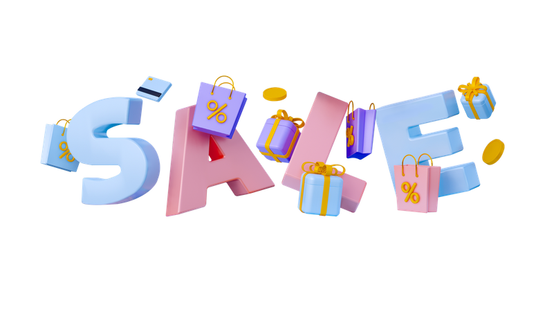 Vente  3D Icon