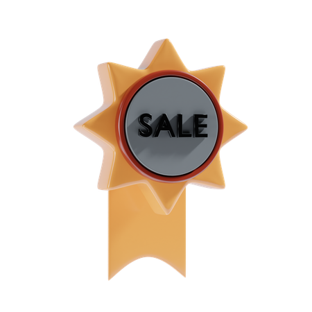 Insigne de vente  3D Illustration