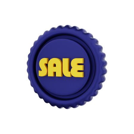 Insigne de vente  3D Illustration