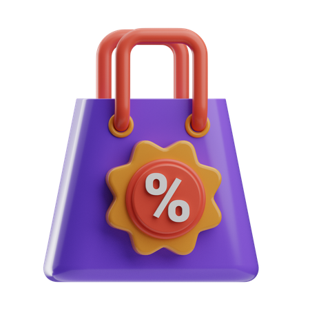 Vente d'achats  3D Icon