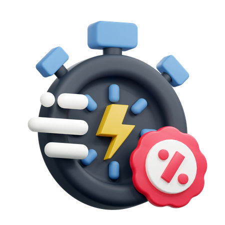 Vente flash  3D Icon