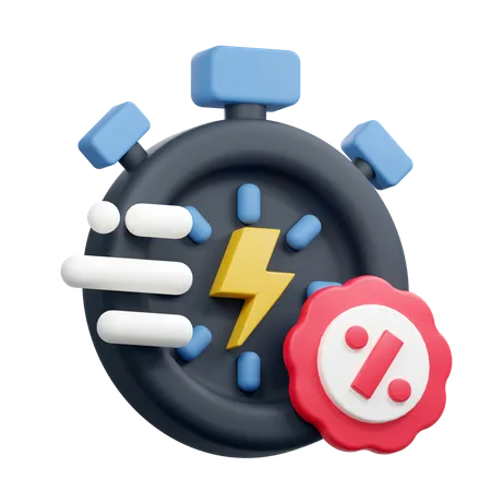 Vente flash  3D Icon