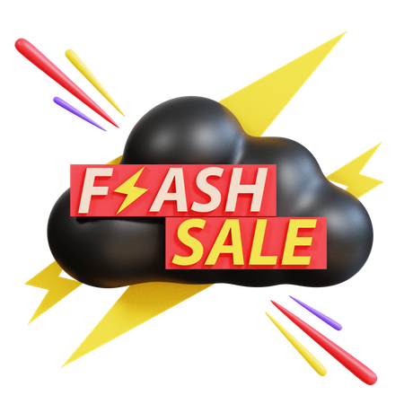 Vente flash  3D Icon