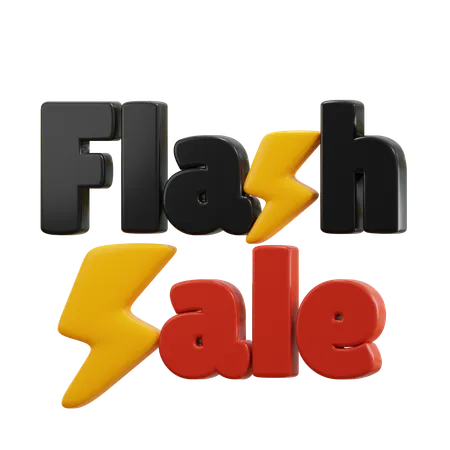 Vente flash  3D Icon