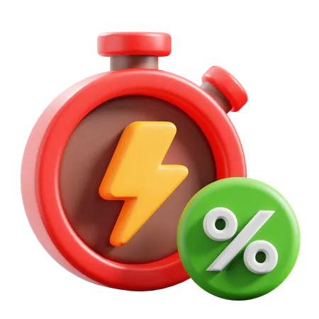 Vente flash  3D Icon