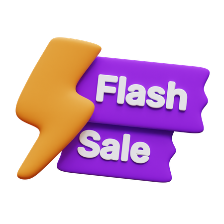 Vente flash  3D Icon