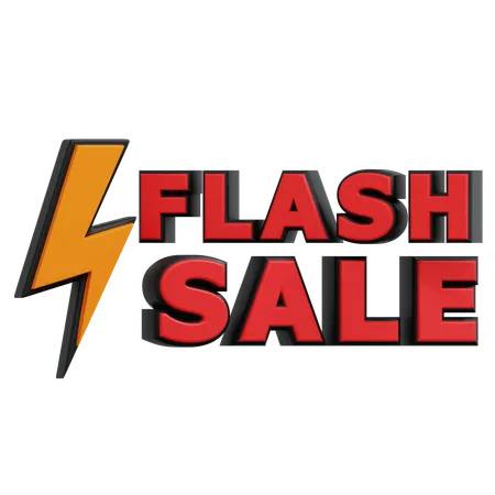 Vente flash  3D Icon