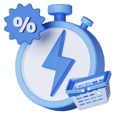 Vente flash  3D Icon