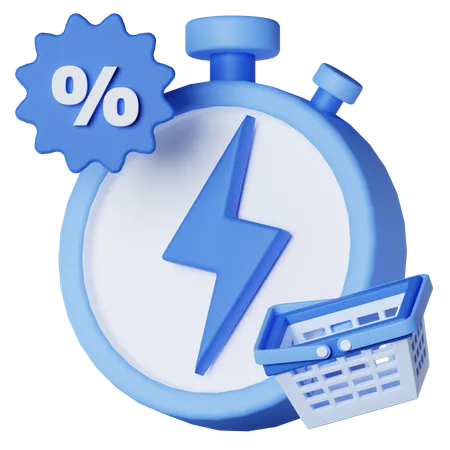 Vente flash  3D Icon