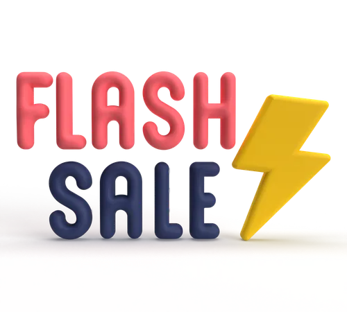 Vente flash  3D Icon