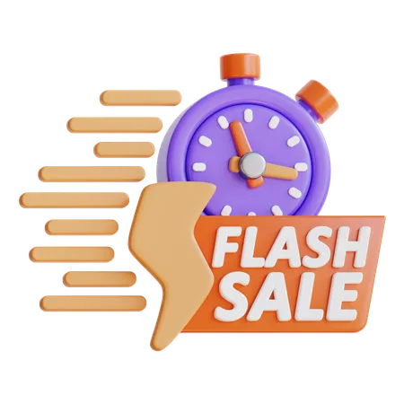 Vente flash  3D Icon