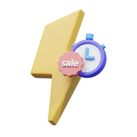 Vente flash  3D Icon