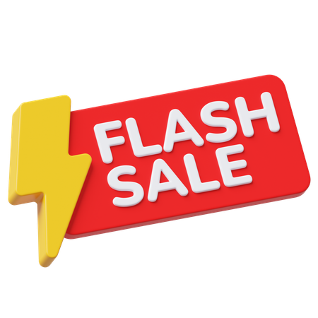 Vente flash  3D Icon