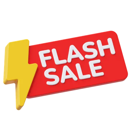 Vente flash  3D Icon