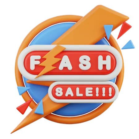 Vente flash  3D Icon