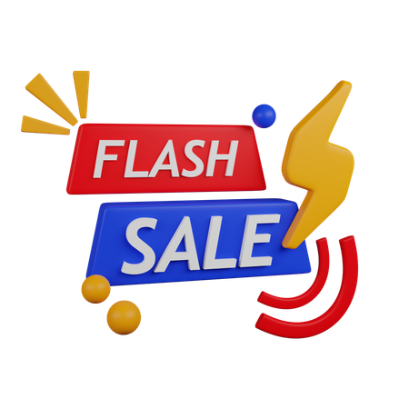 Vente flash  3D Icon