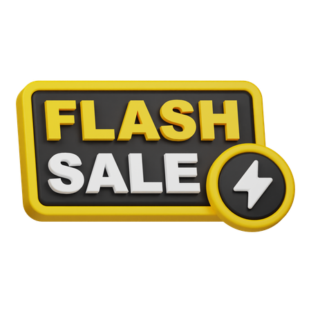 Vente flash  3D Icon