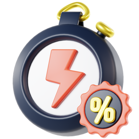 Vente flash  3D Icon