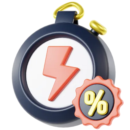 Vente flash  3D Icon