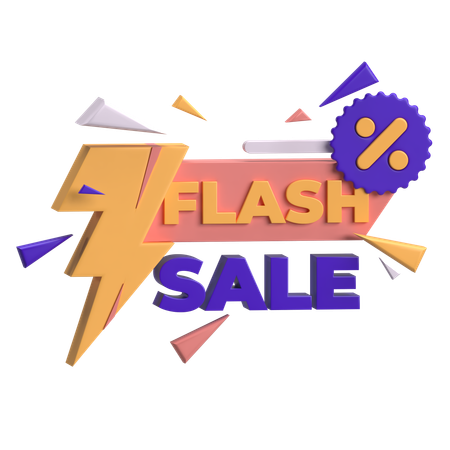 Vente flash  3D Icon