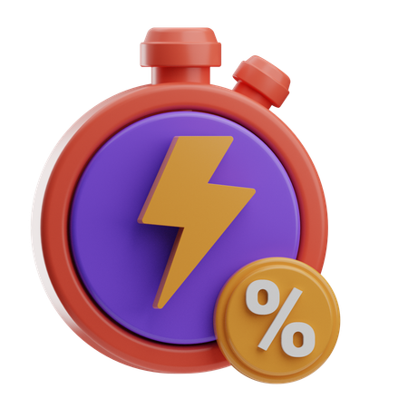 Vente flash  3D Icon