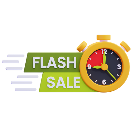 Vente flash  3D Icon