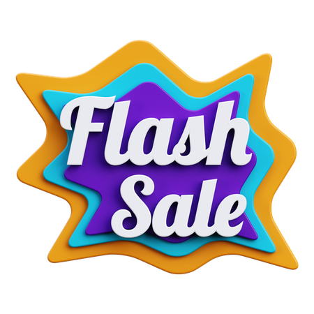 Vente flash  3D Icon