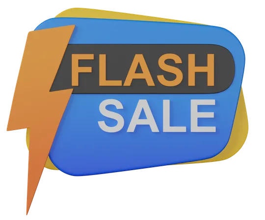 Vente flash  3D Icon