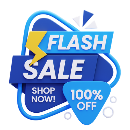 Vente flash  3D Icon