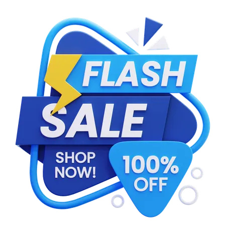 Vente flash  3D Icon