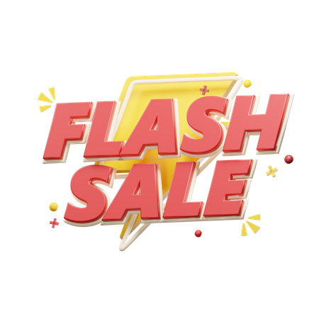 Vente flash  3D Icon