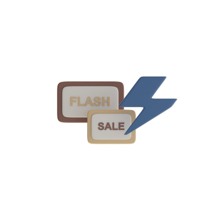 Vente flash  3D Icon