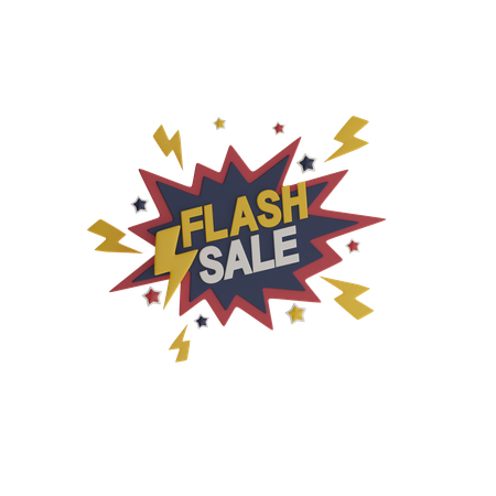 Vente flash  3D Icon