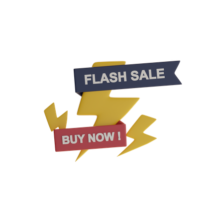 Vente flash  3D Icon
