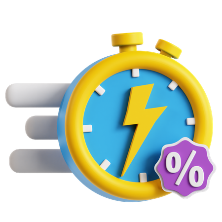 Vente flash  3D Icon