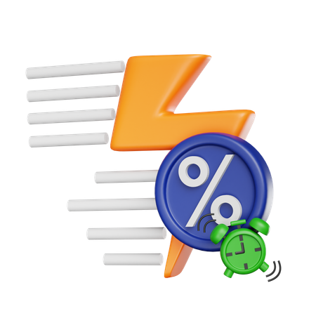 Vente flash  3D Icon
