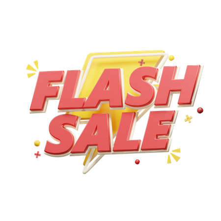 Vente flash  3D Icon